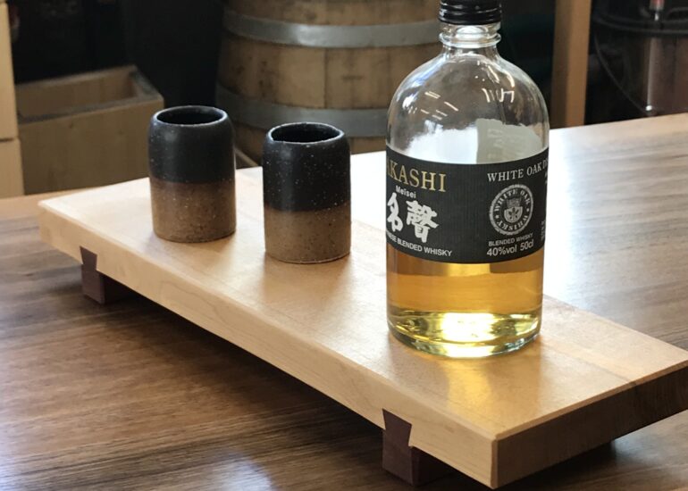 Plateau de service à boisson de style japonais